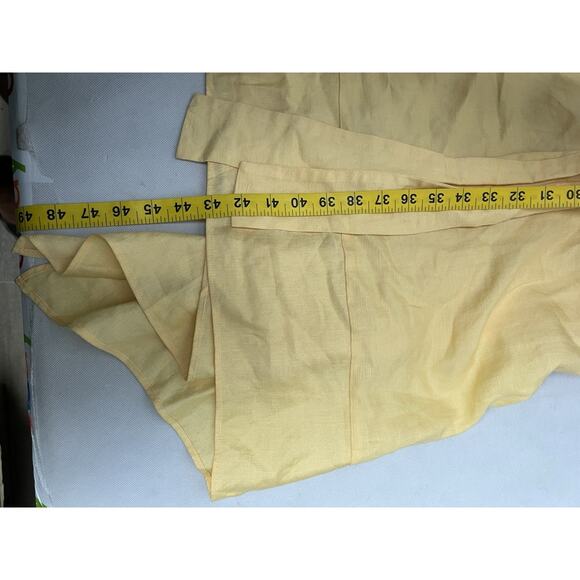 Karl Lagerfeld Paris Yellow Midi Dress – Size 6 - Picture 7 of 8